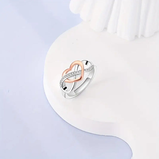 Anillos de septuaginta de plata de ley 925 para mujer