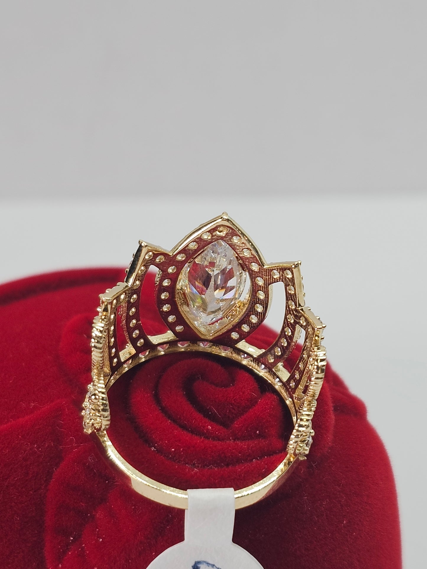 14K Gold Quinceañera Ring - Anillo de 15 Años 14K