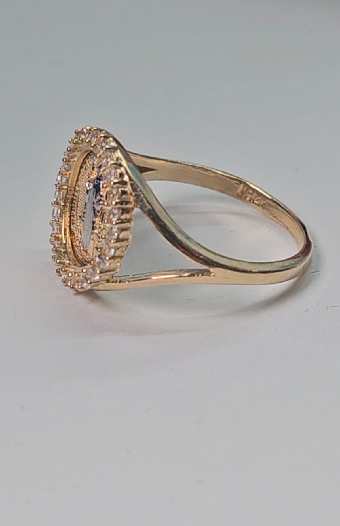 Anillo San Benito Oro 14k #7