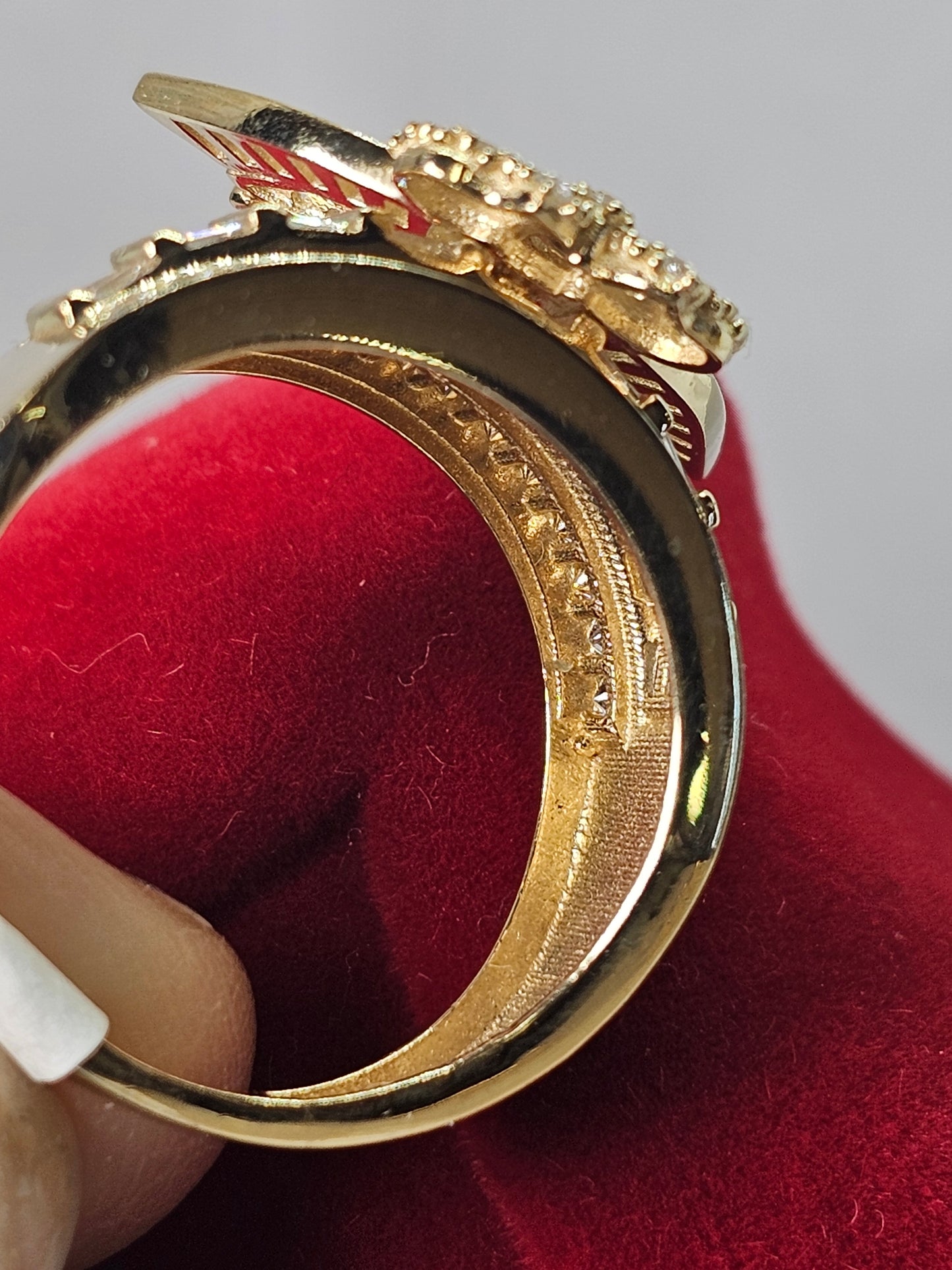 Anillo Mariposa 14k Oro solido