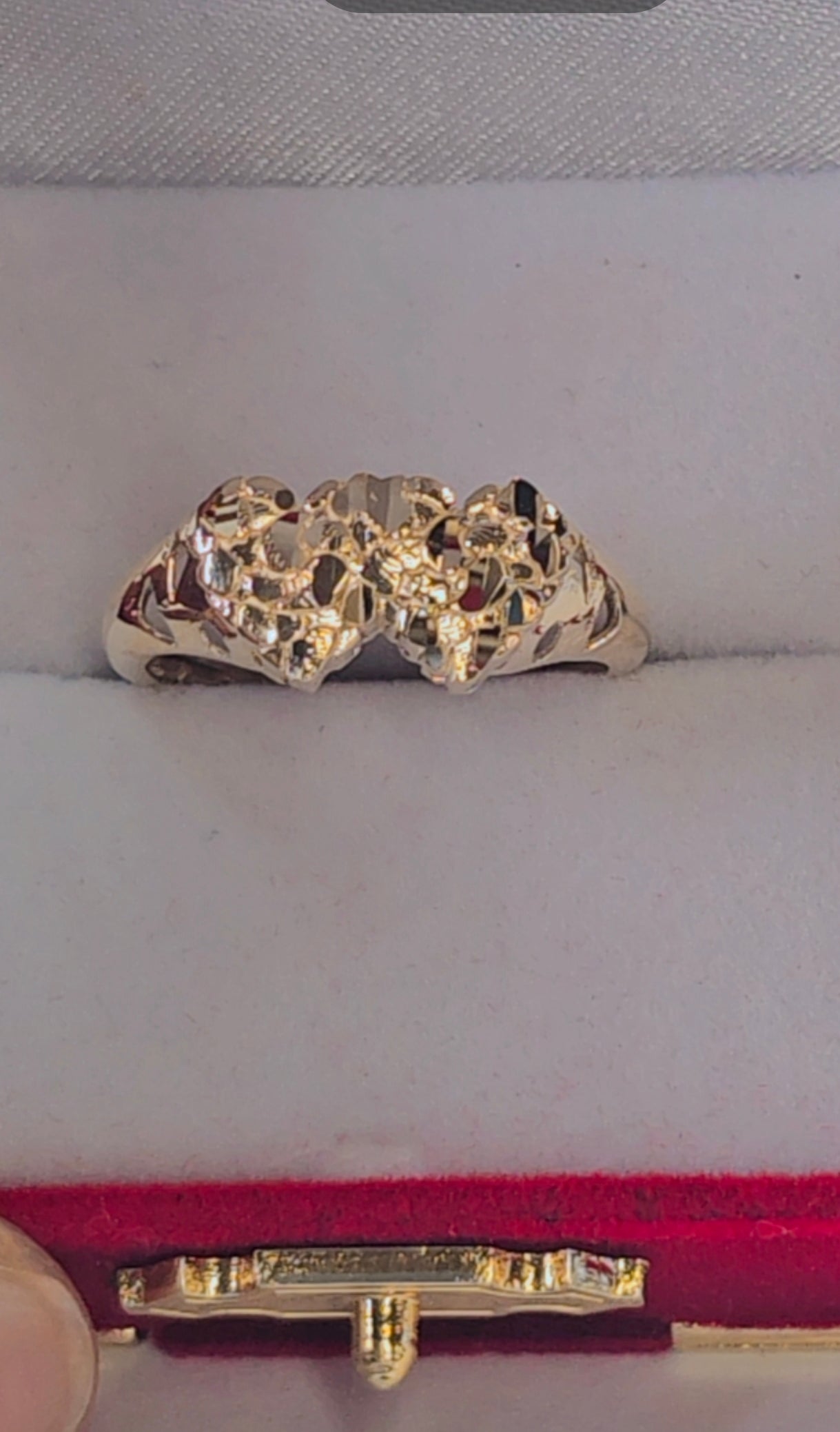 Anillo Corazón Nugget 14K