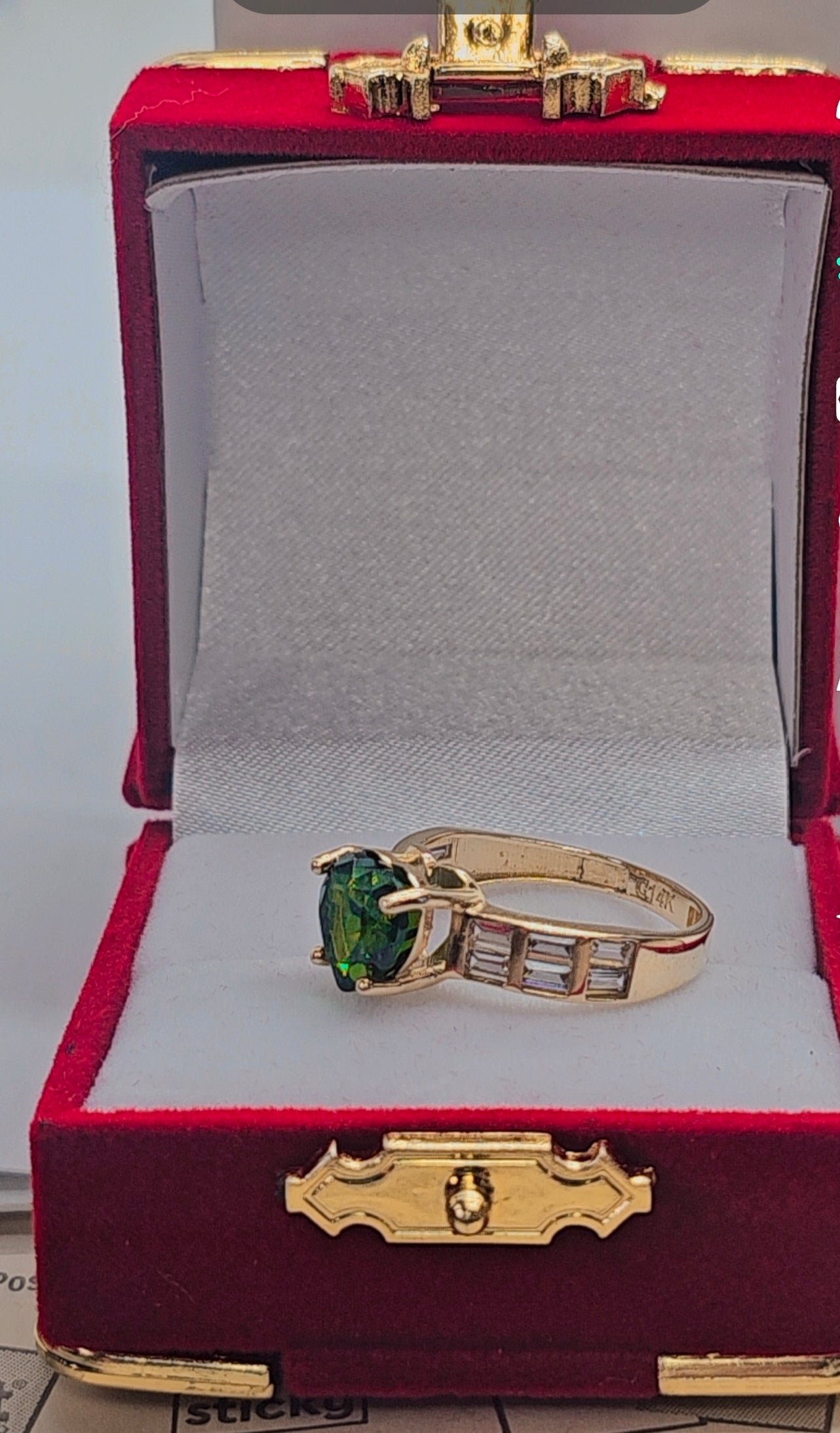 Anillo Corazón Oro 14k #7