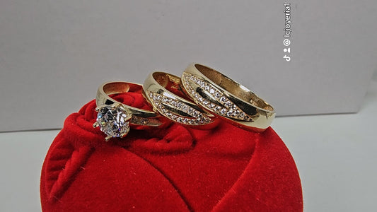 Anillos de Boda Set 14k