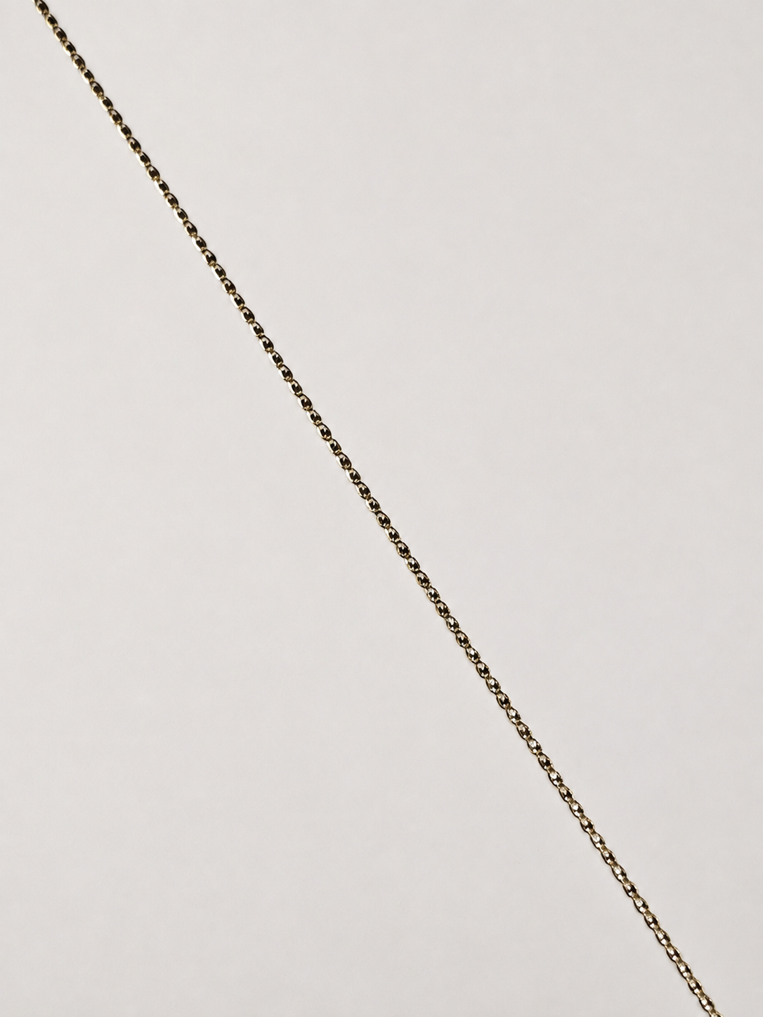 14K Yellow Gold Diamond-Cut Marquise Link Chain – 2 mm