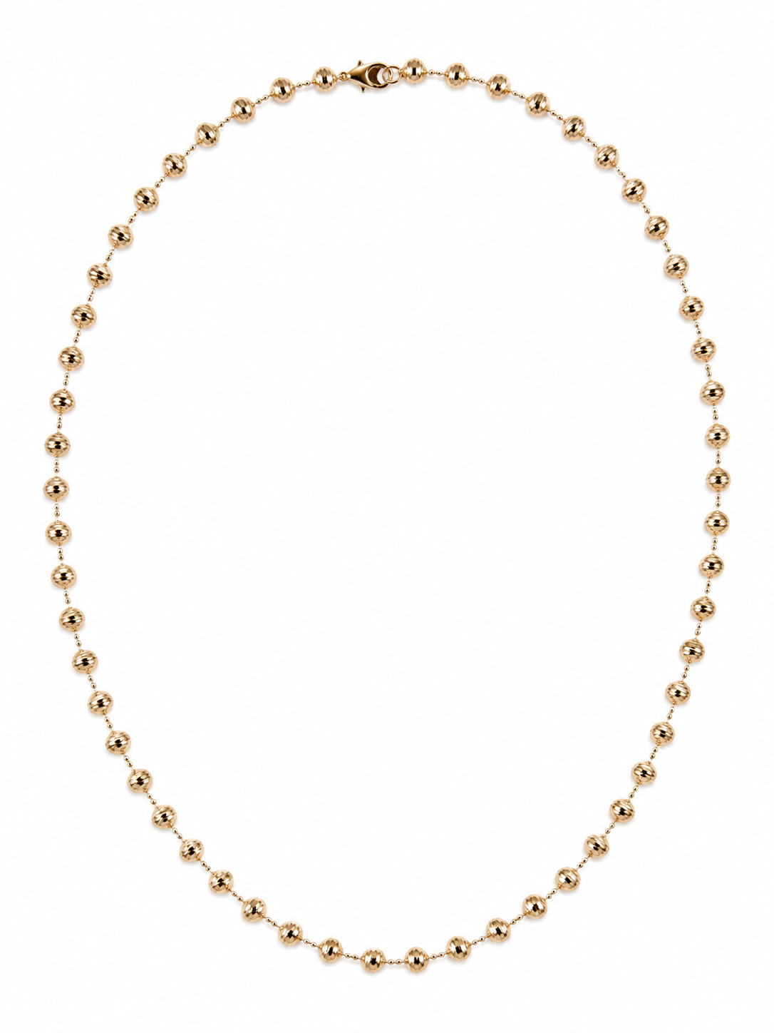 14K Yellow Gold Bolo Style Bead Chain