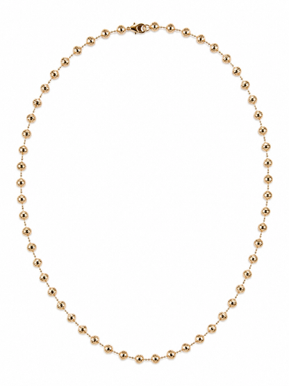 14K Yellow Gold Bolo Style Bead Chain