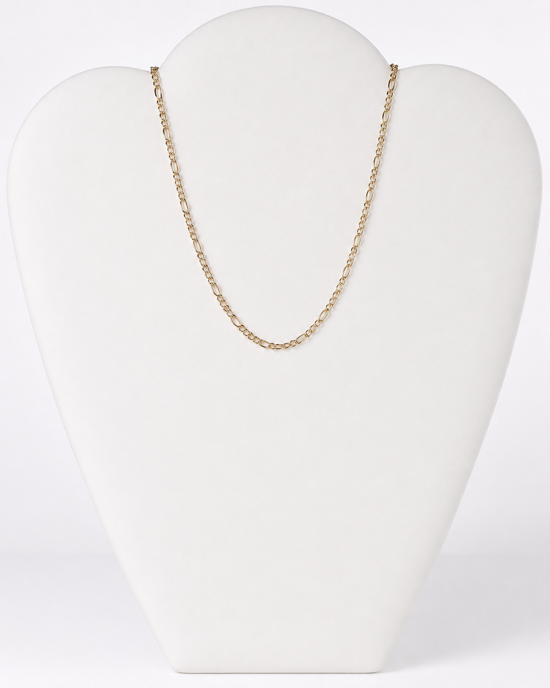 14K Yellow Gold Polished Figaro Chain 2.5 mm
