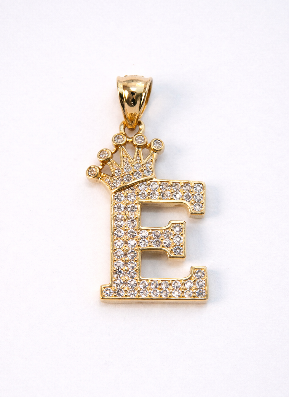 14K Gold A-Z Letter Pendant - Dige Inicial A-Z Oro 14K CZ