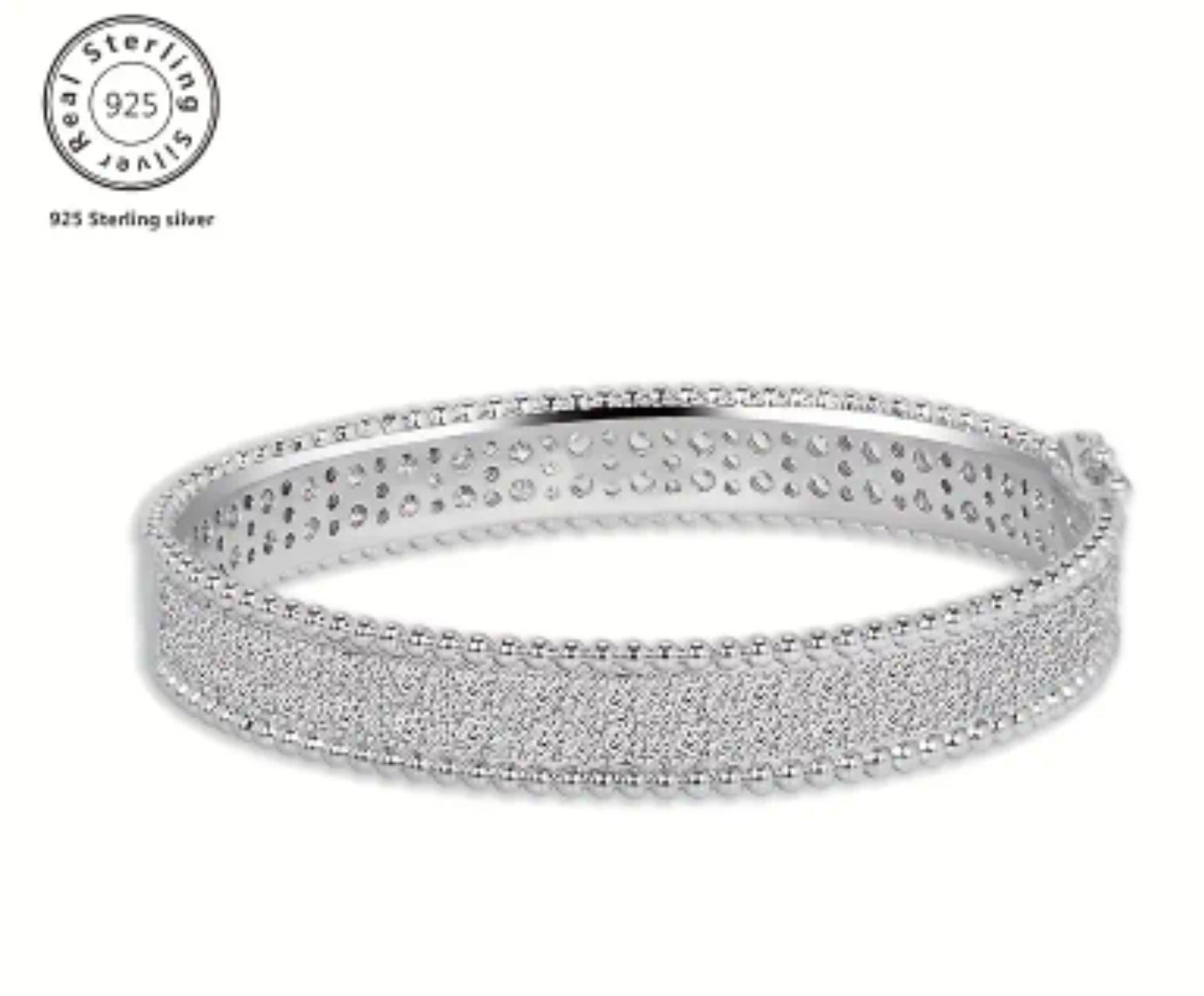 Pulsera de plata de ley 925 italiana