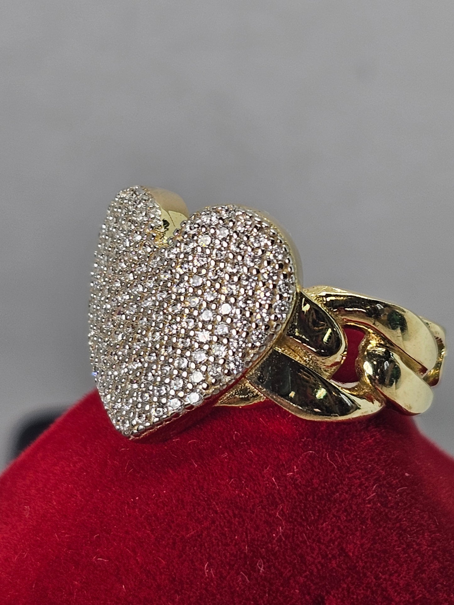 Anillo 14k De corazón