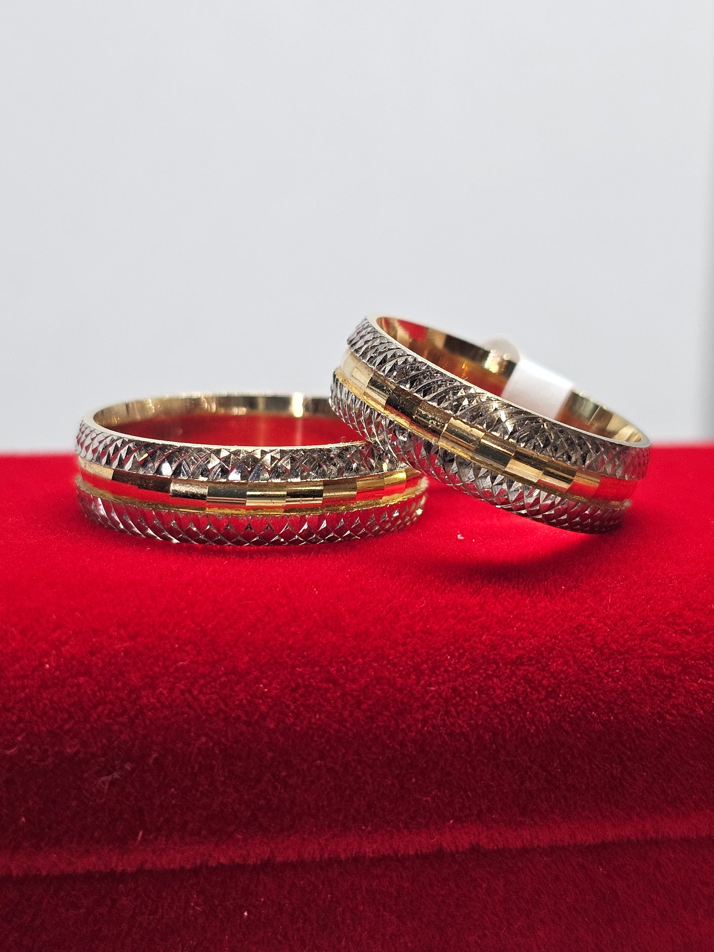 Set de Anillos de Boda 14k