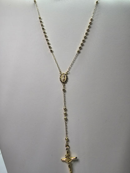 10K Italian Gold Rosary - Rosario 10k Oro Italiano