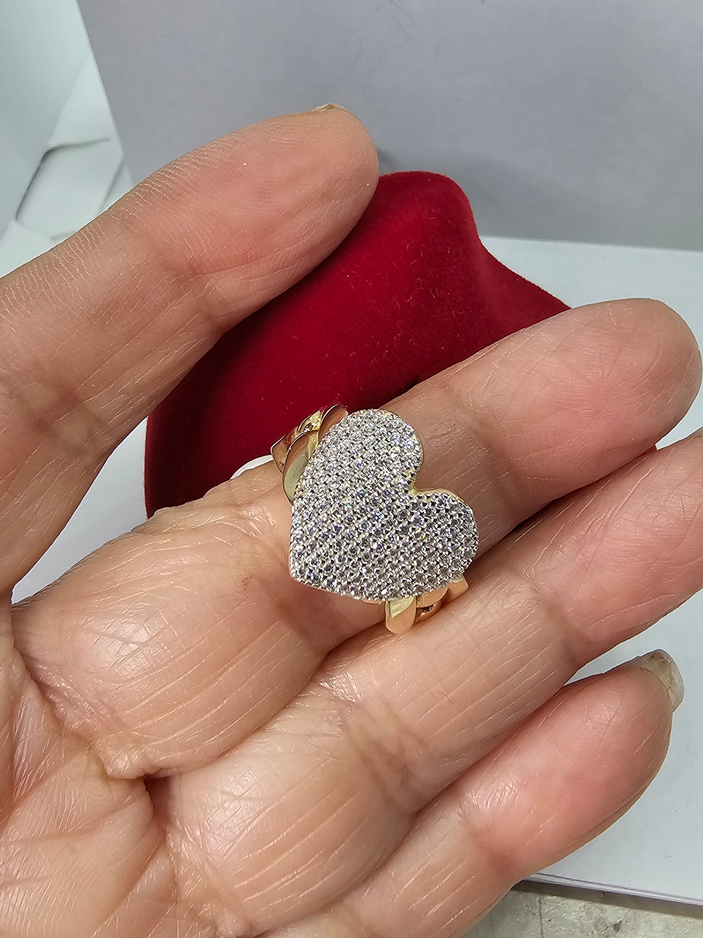 Anillo 14k De corazón