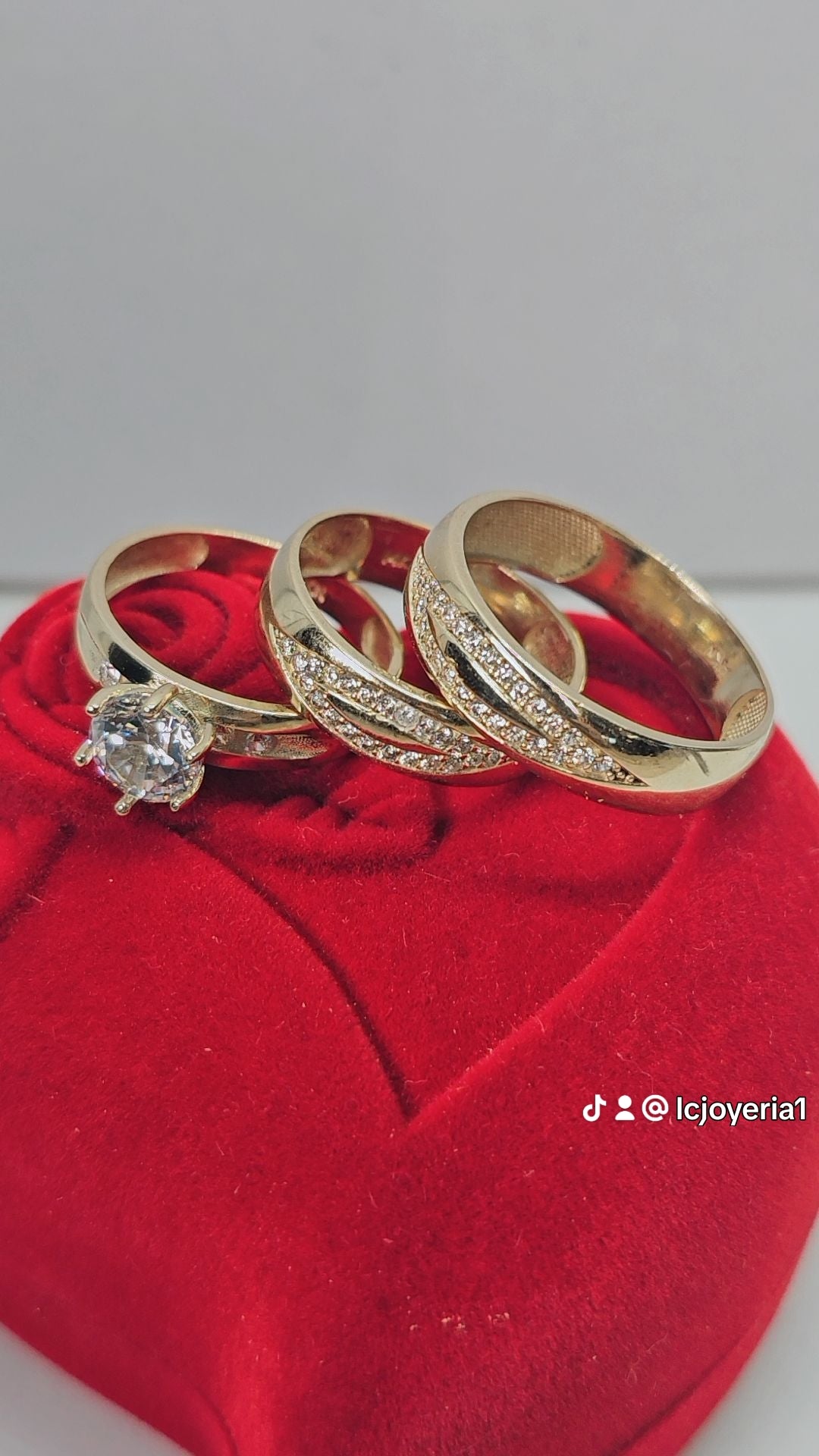 Anillos de Boda Set 14k