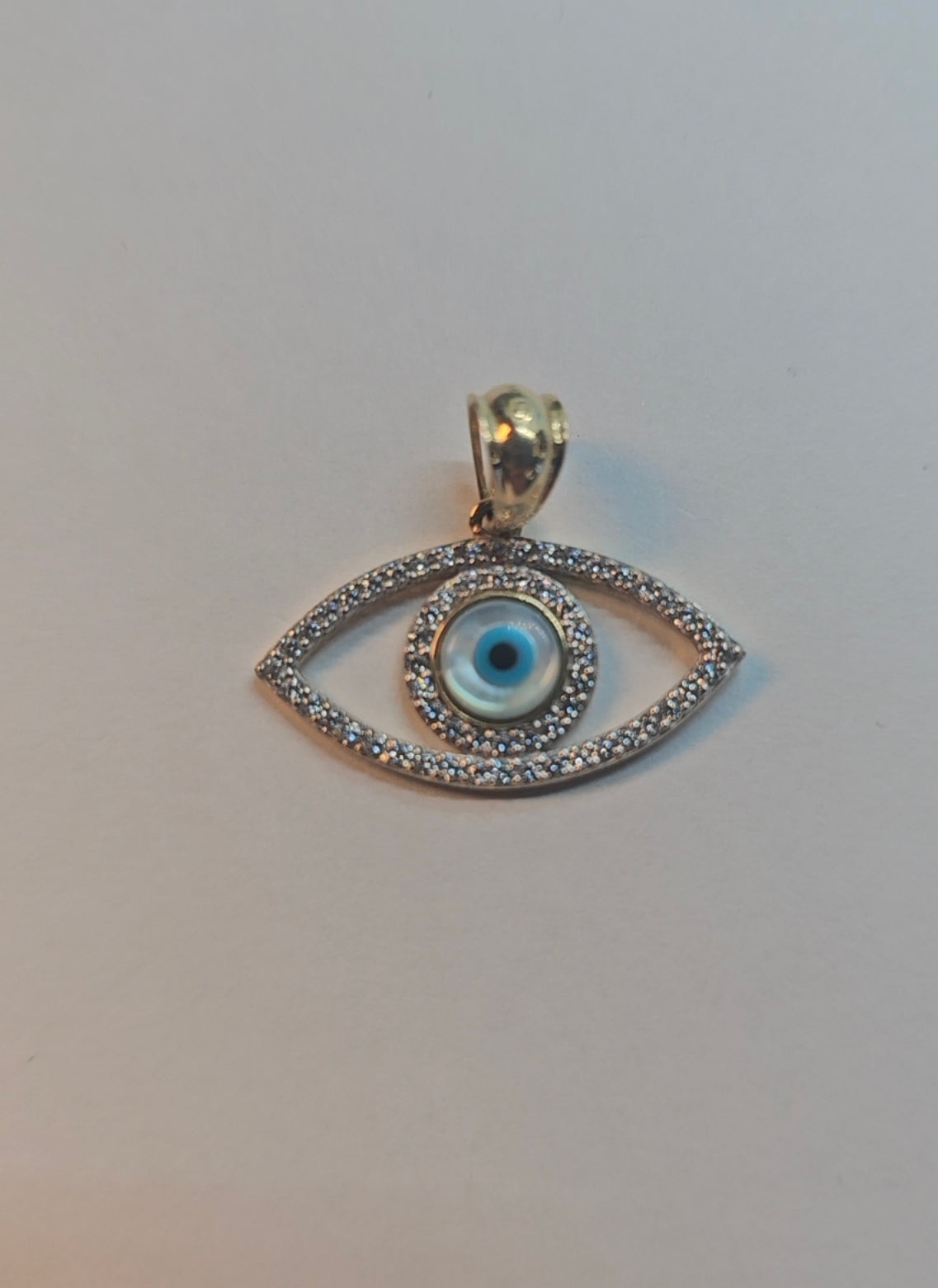 Dije Ojo Turco 14K Oro Real – Elegancia que Protege y Enamora
