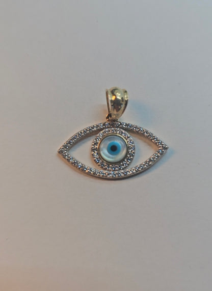 Dije Ojo Turco 14K Oro Real – Elegancia que Protege y Enamora