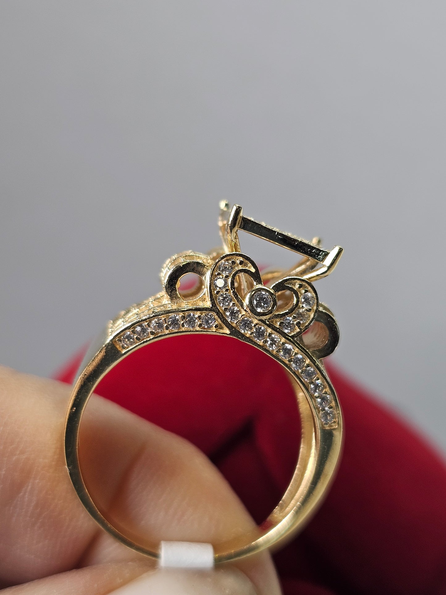Anillo Princesa 14k Oro solido