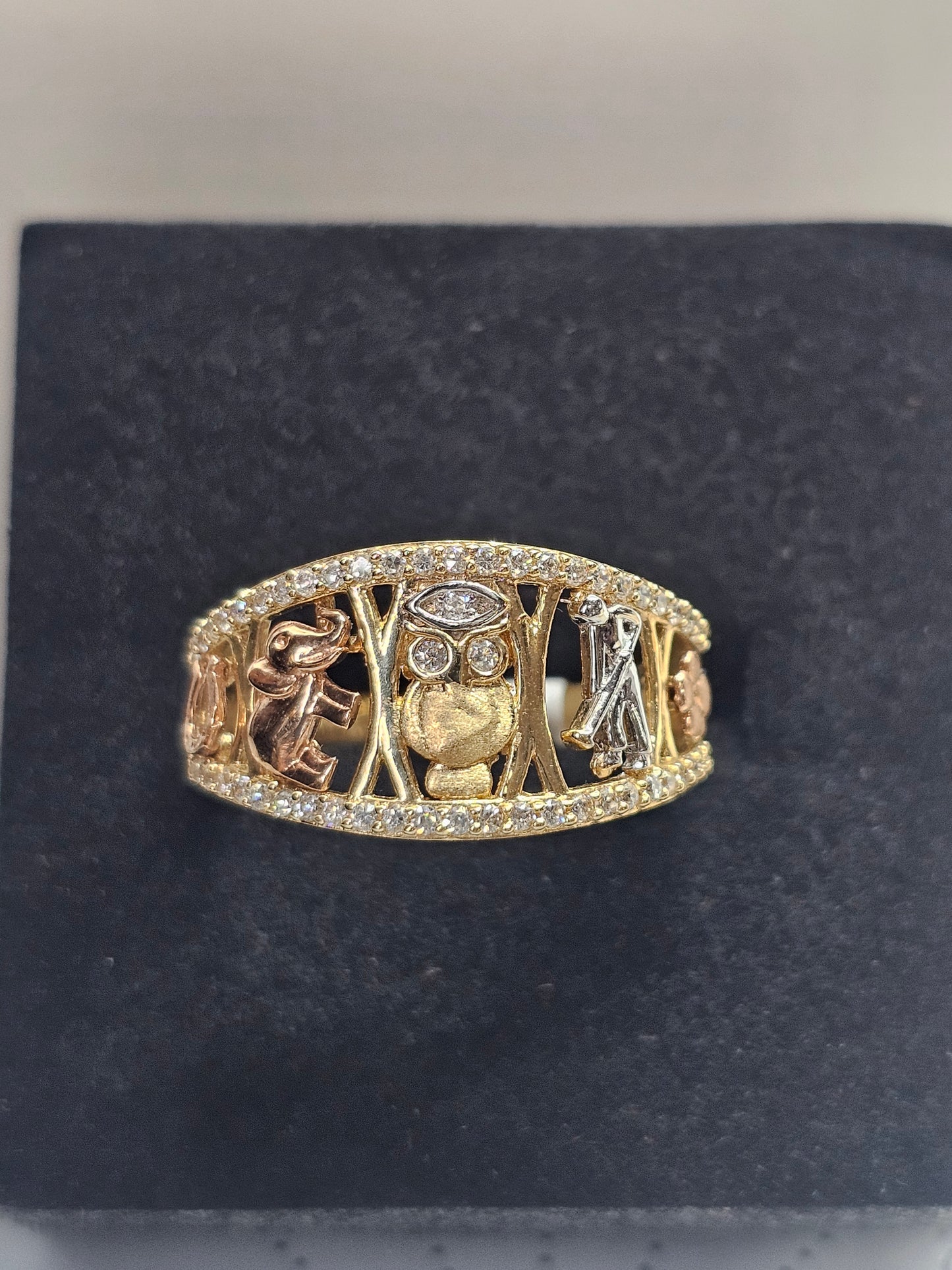 Anillo de la suerte 14k