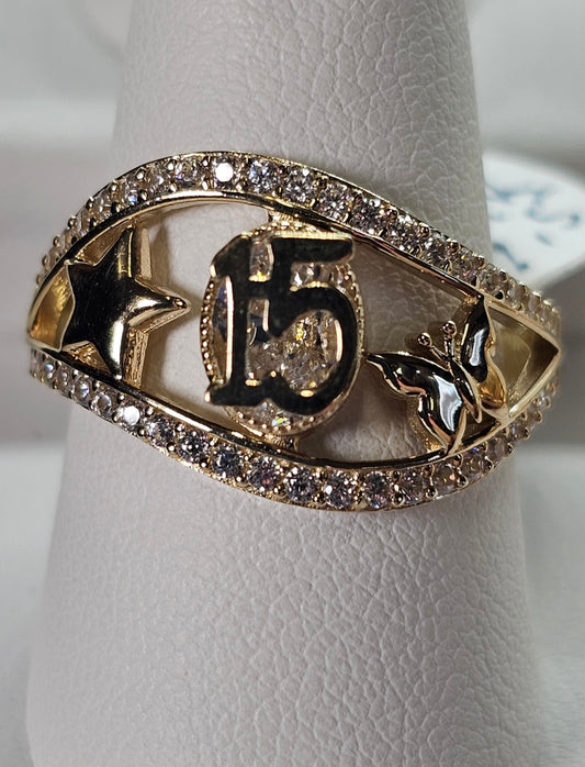 Anillo de 15 Años 14k