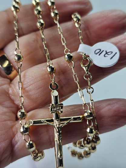 Rosario 10k Oro Italiano