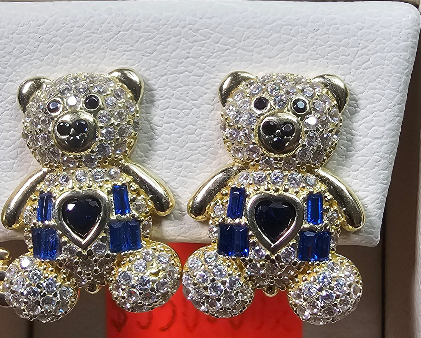 Aretes de Oso 14k Oro