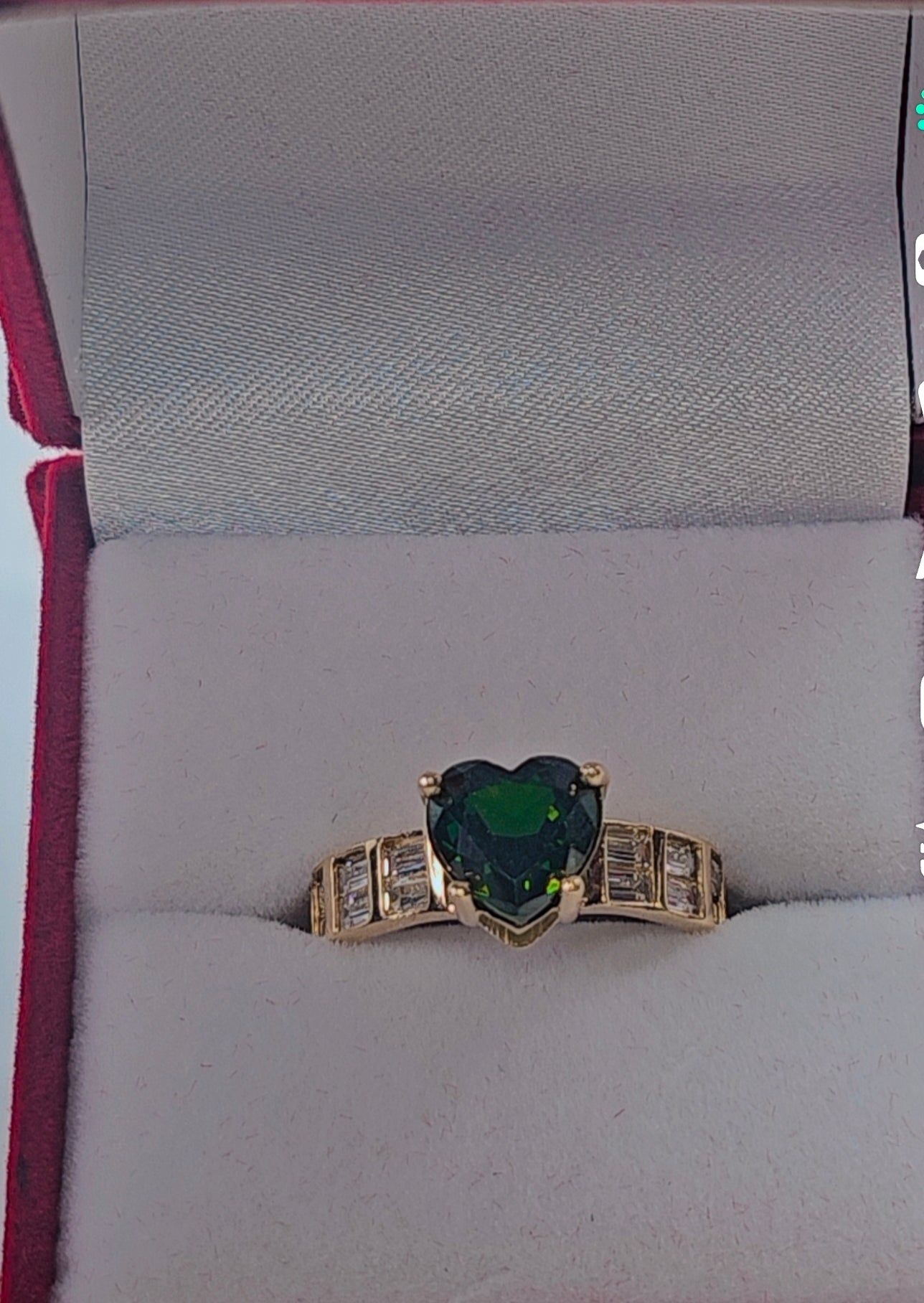 Anillo Corazón Oro 14k #7