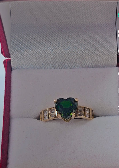 Anillo Corazón Oro 14k #7