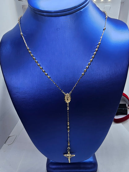 10K Italian Gold Rosary - Rosario 10k Oro Italiano