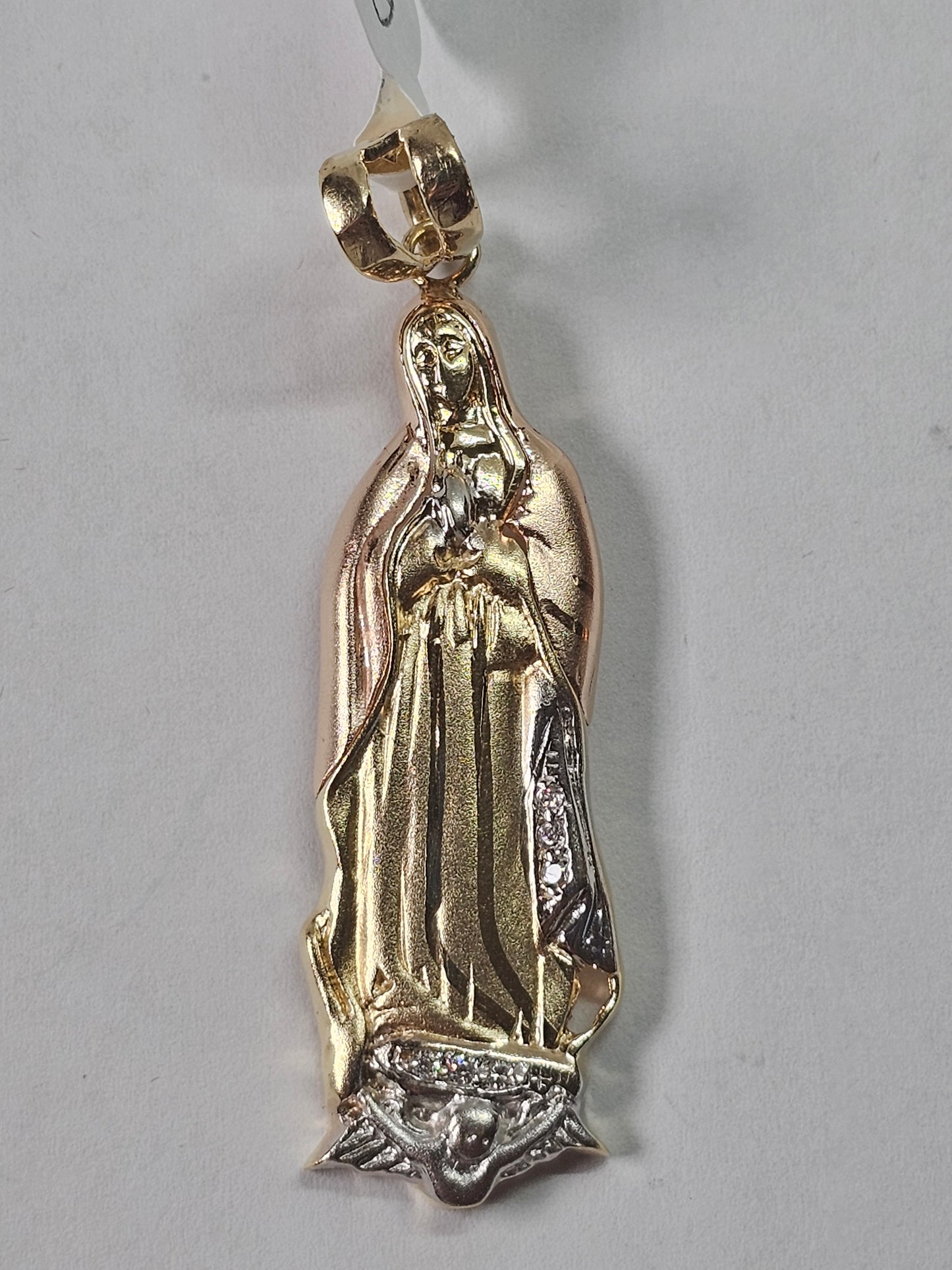 MEDALLA  Virgen de Guadalupe   14k