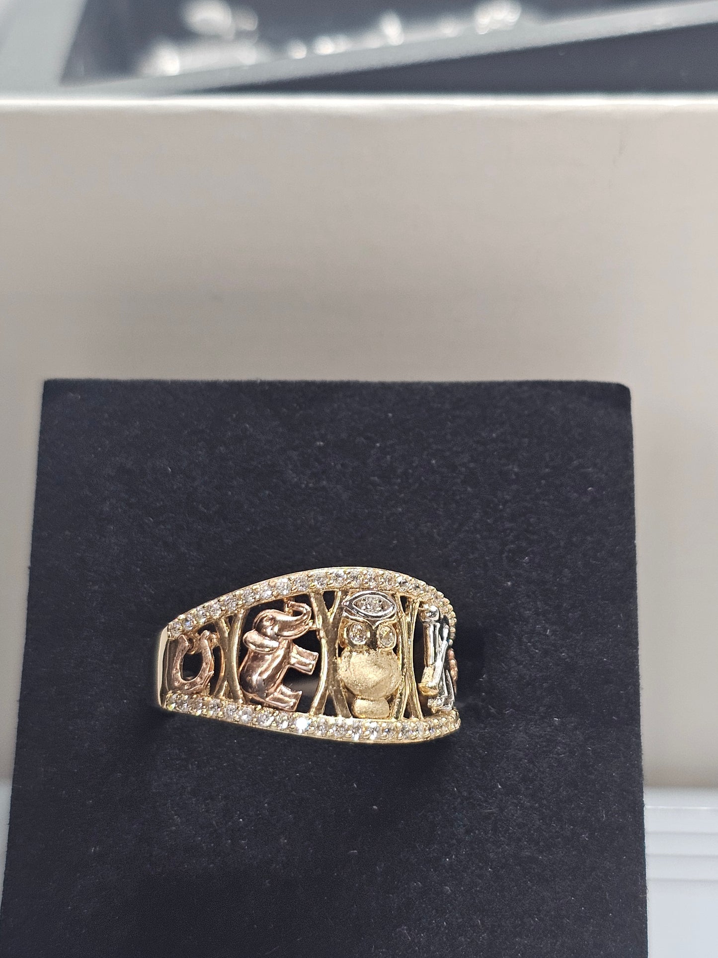 Anillo de la suerte 14k