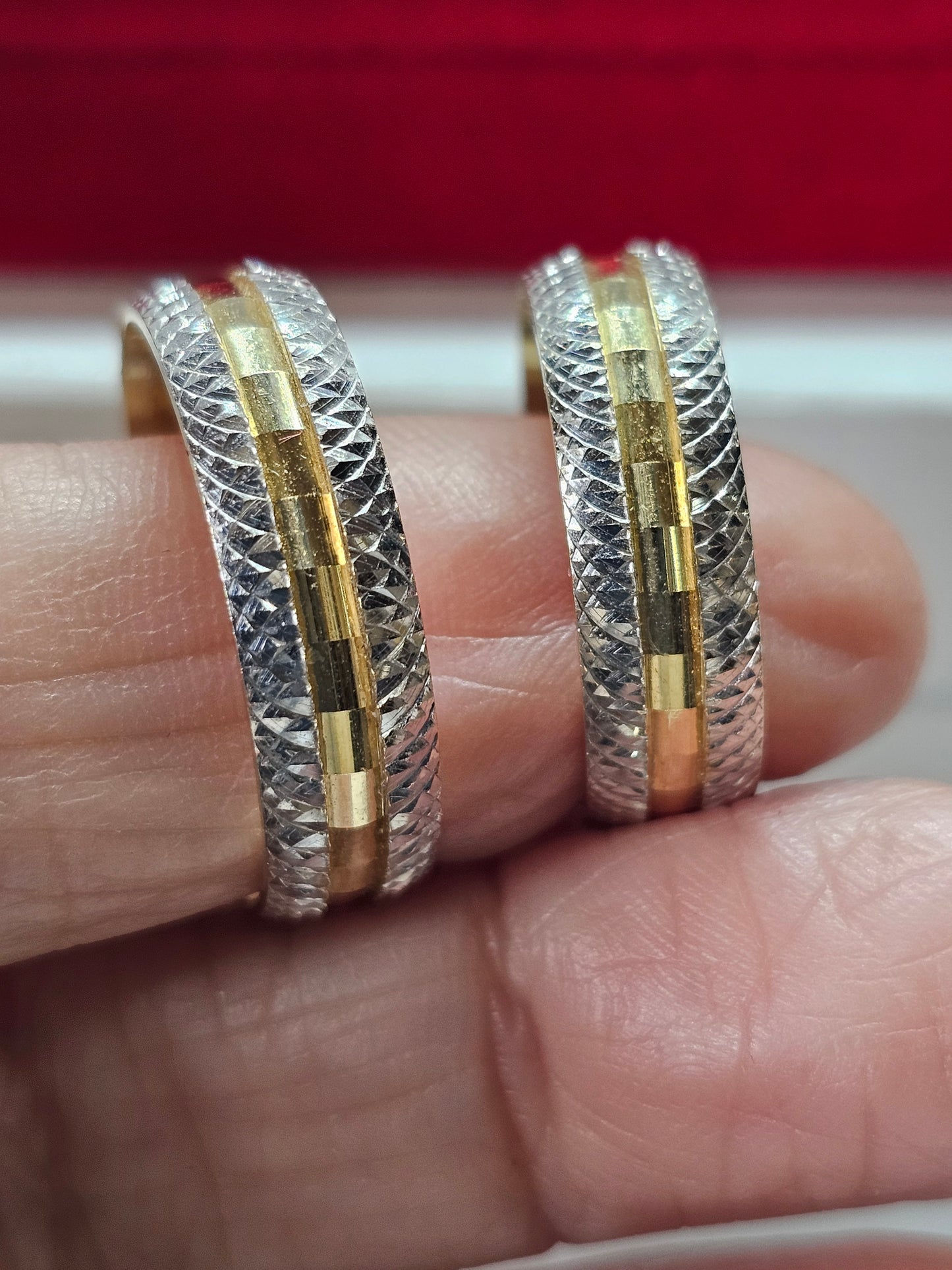 Set de Anillos de Boda 14k