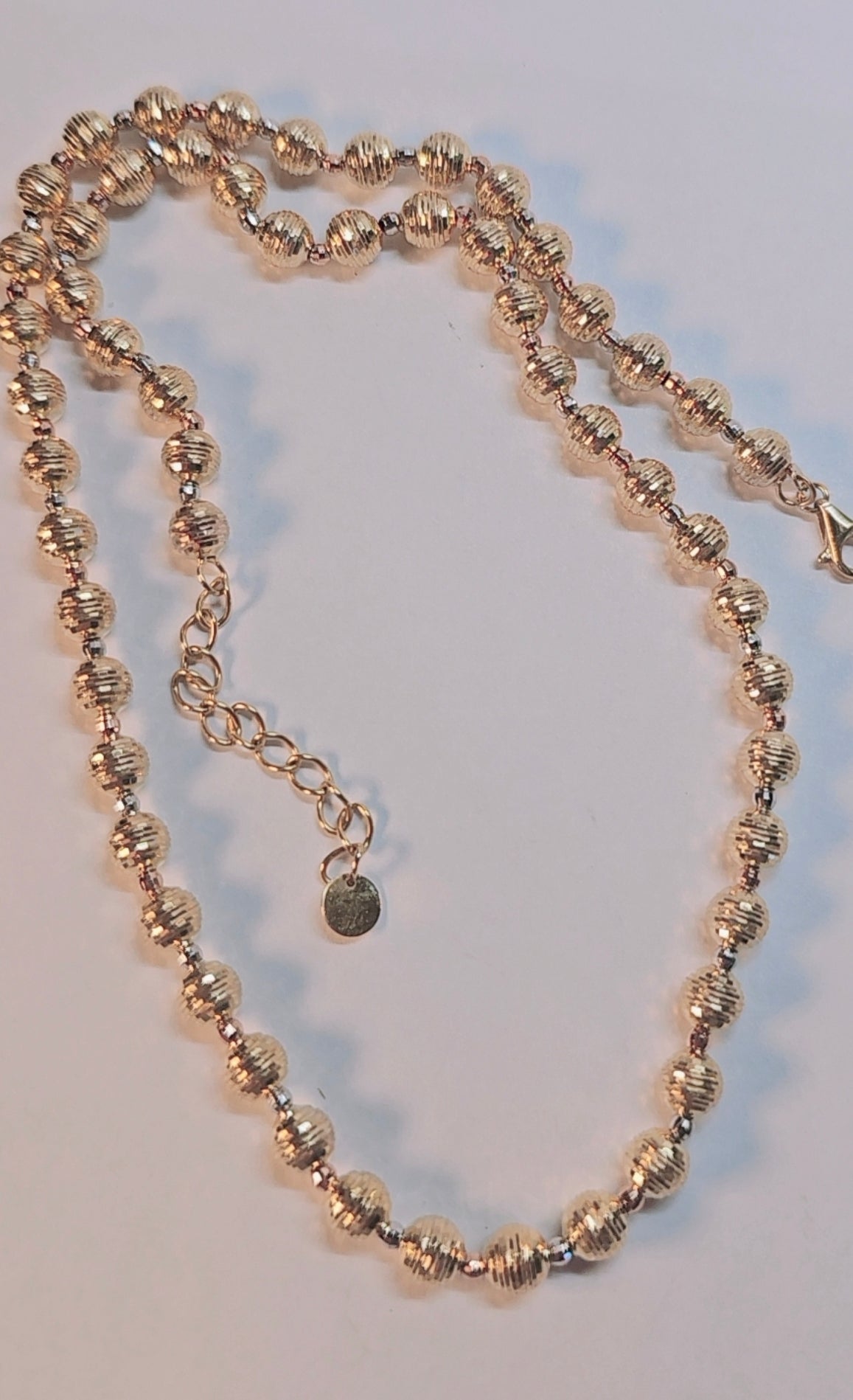 Gargantilla bolita 10k oro       6mm