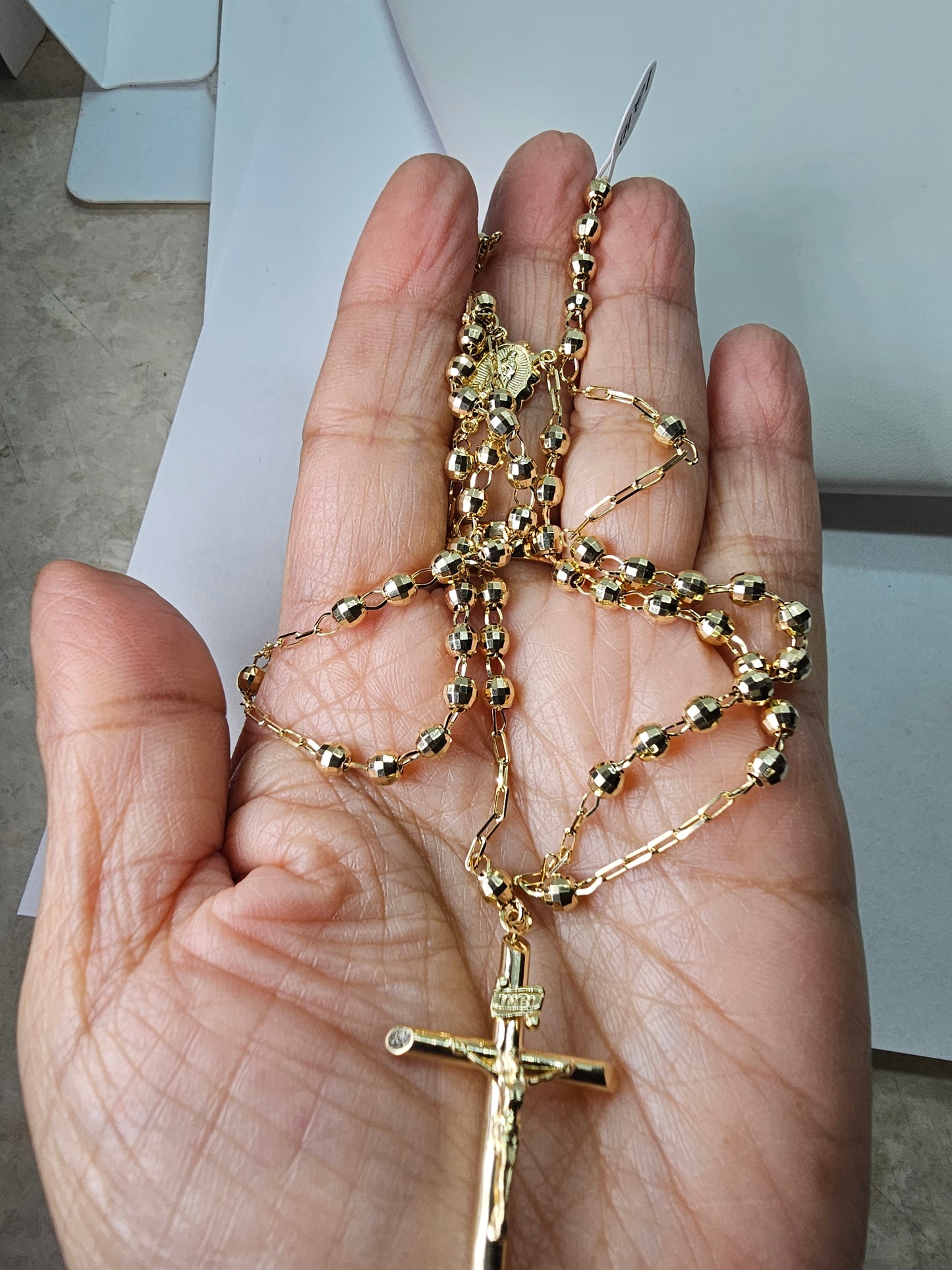 Rosario 10k Oro Italiano