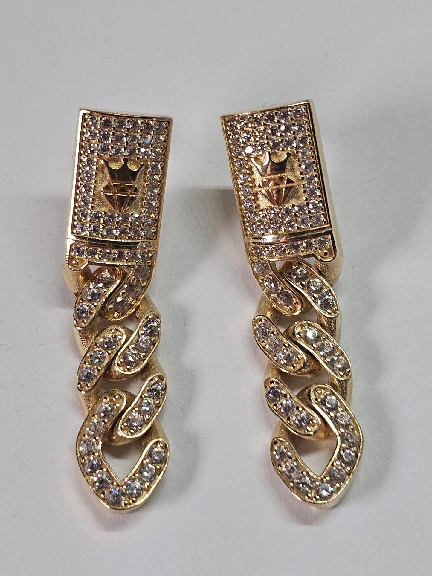 Aretes Colgantes 14k Oro