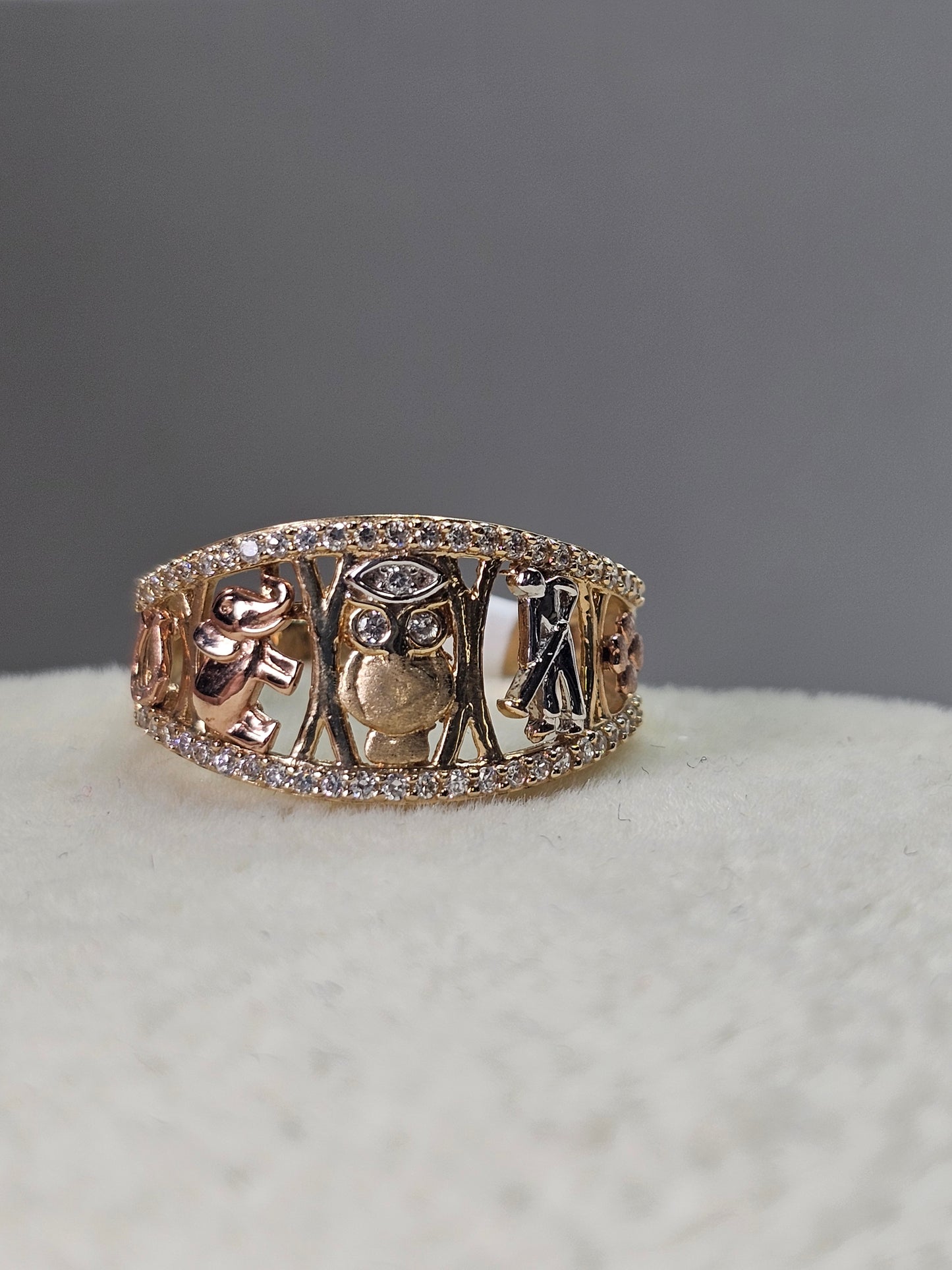 Anillo de la suerte 14k