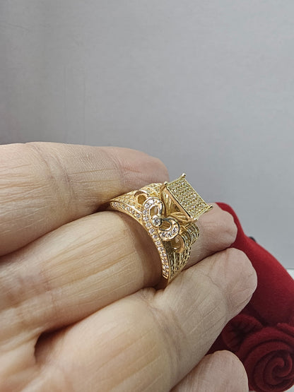 Anillo Princesa 14k Oro solido
