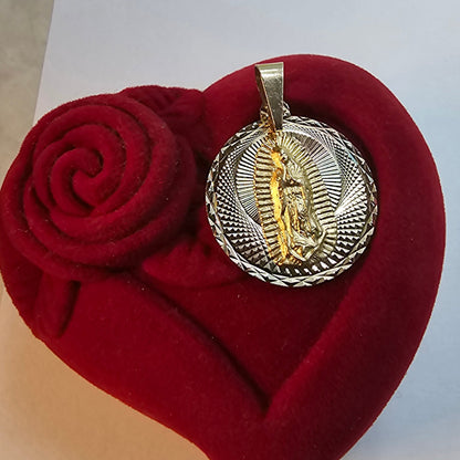 Medalla Virgen de Guadalupe Oro 14K – Detalle Fino, Regalo Especial