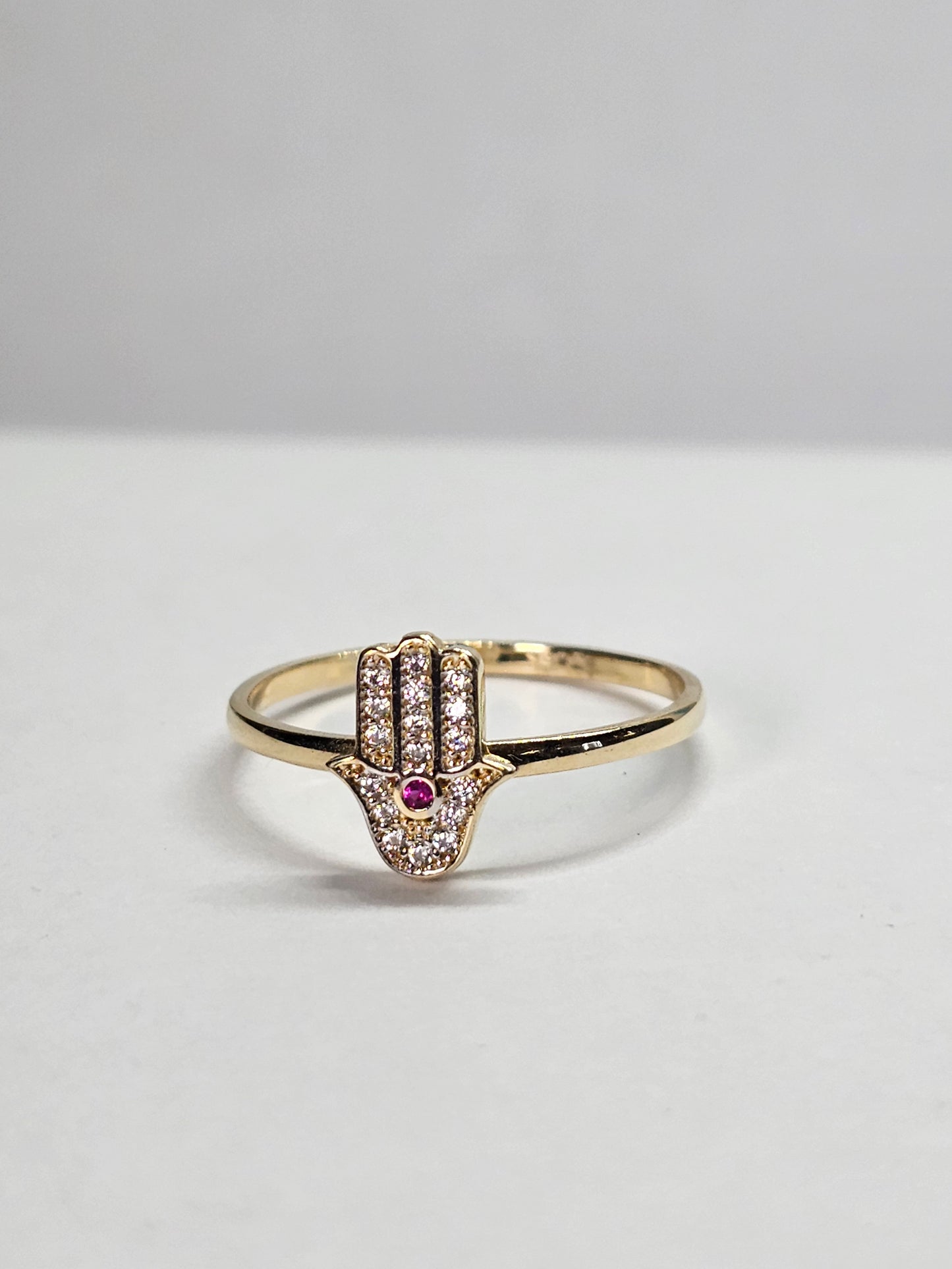Anillo Manita de Fatima 14k