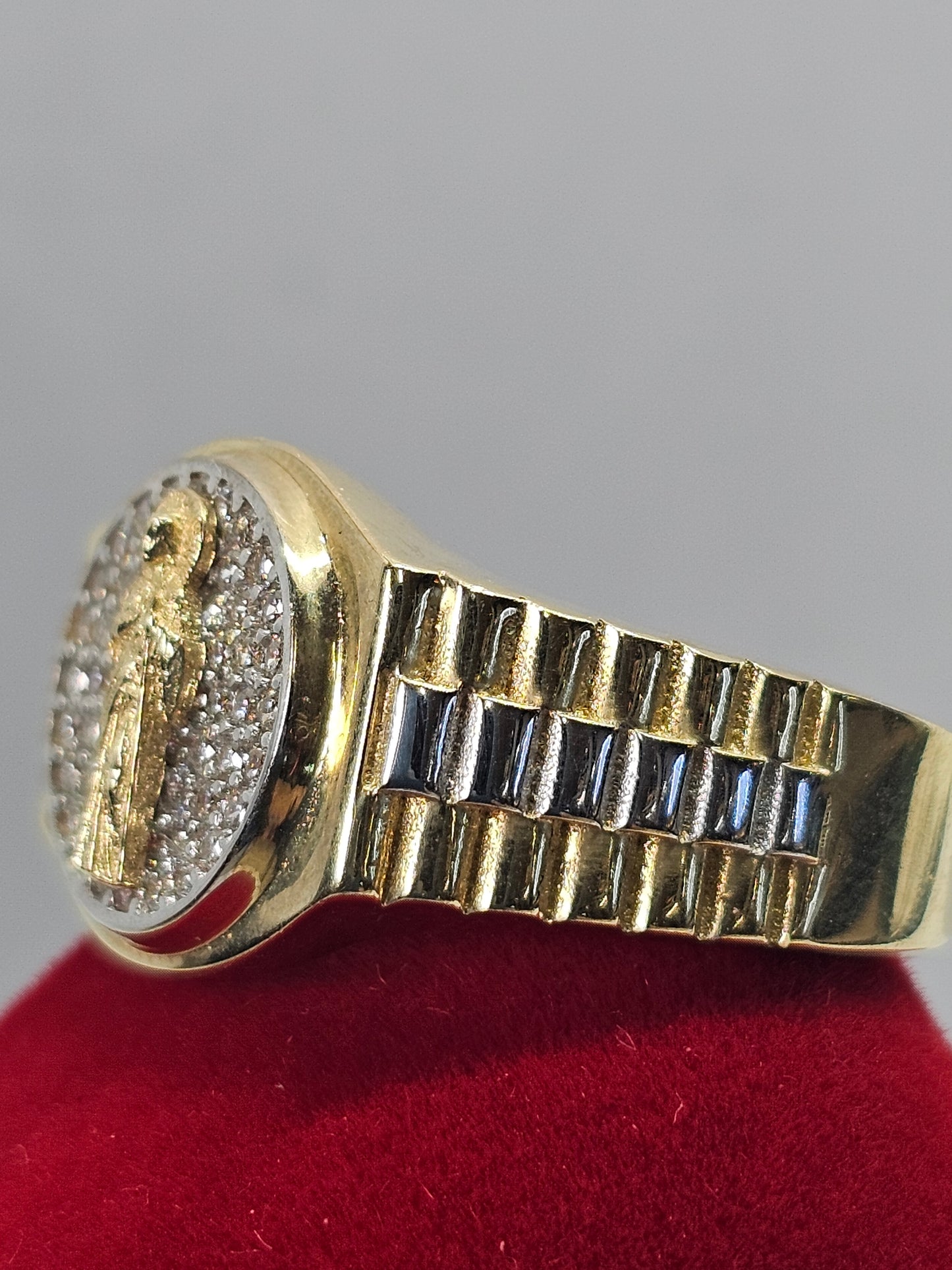 Anillo para caballero 10k