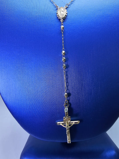 10K Italian Gold Rosary - Rosario 10k Oro Italiano