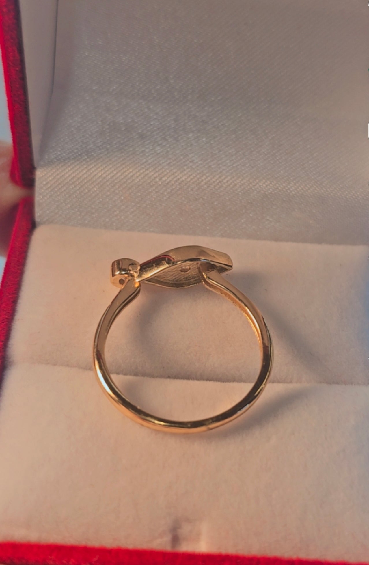 14K Gold Eye Ring - Anillo Ojo  14K Oro