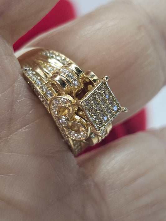 Anillo Princesa 14k Oro solido