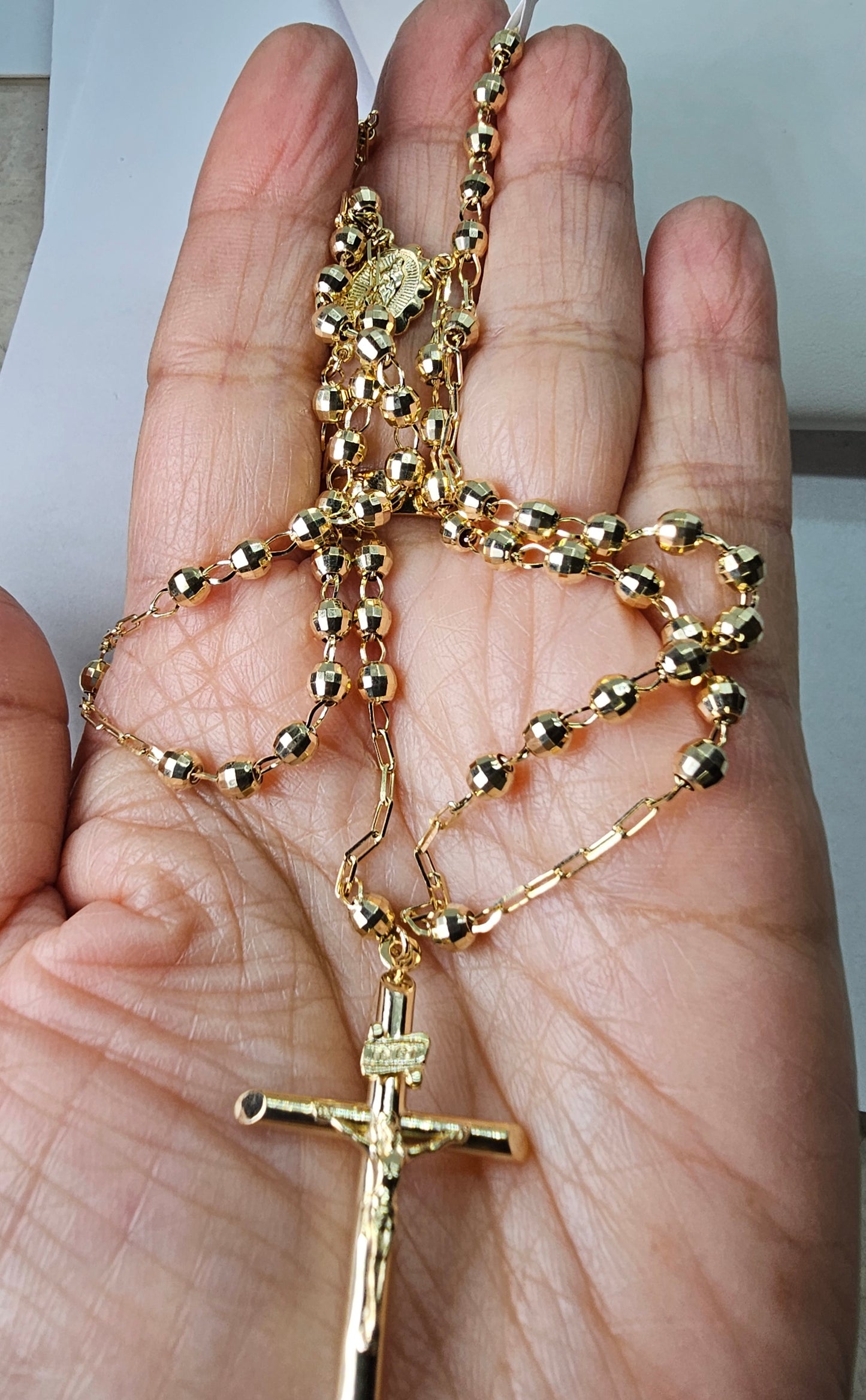 Rosario 10k Oro Italiano