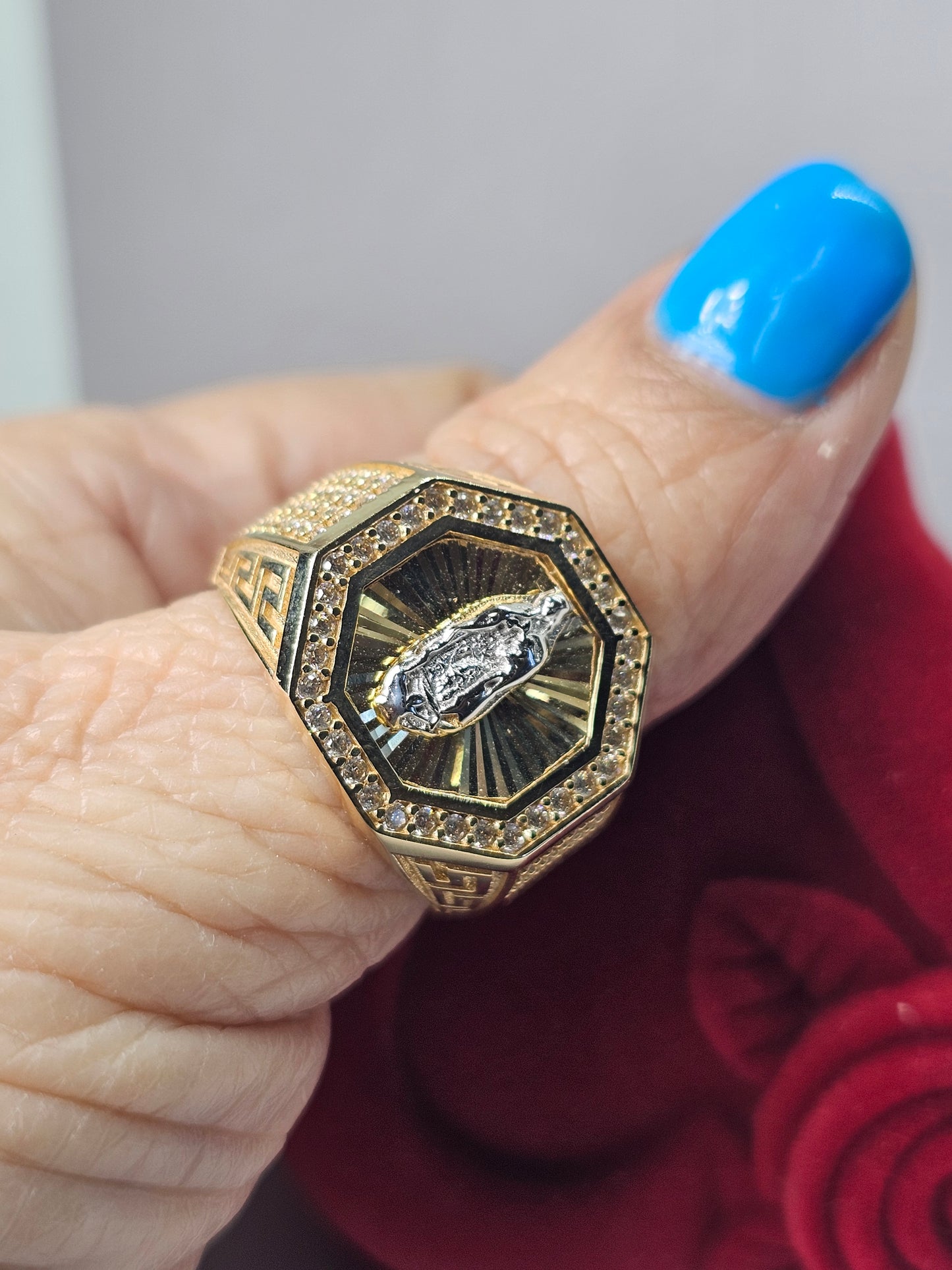 Anillo para caballero 10k