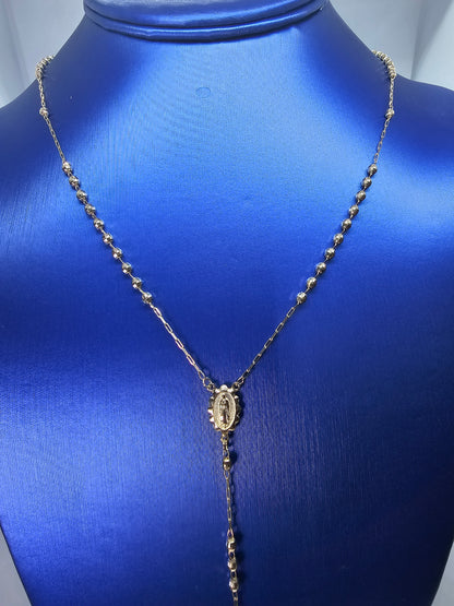 10K Italian Gold Rosary - Rosario 10k Oro Italiano
