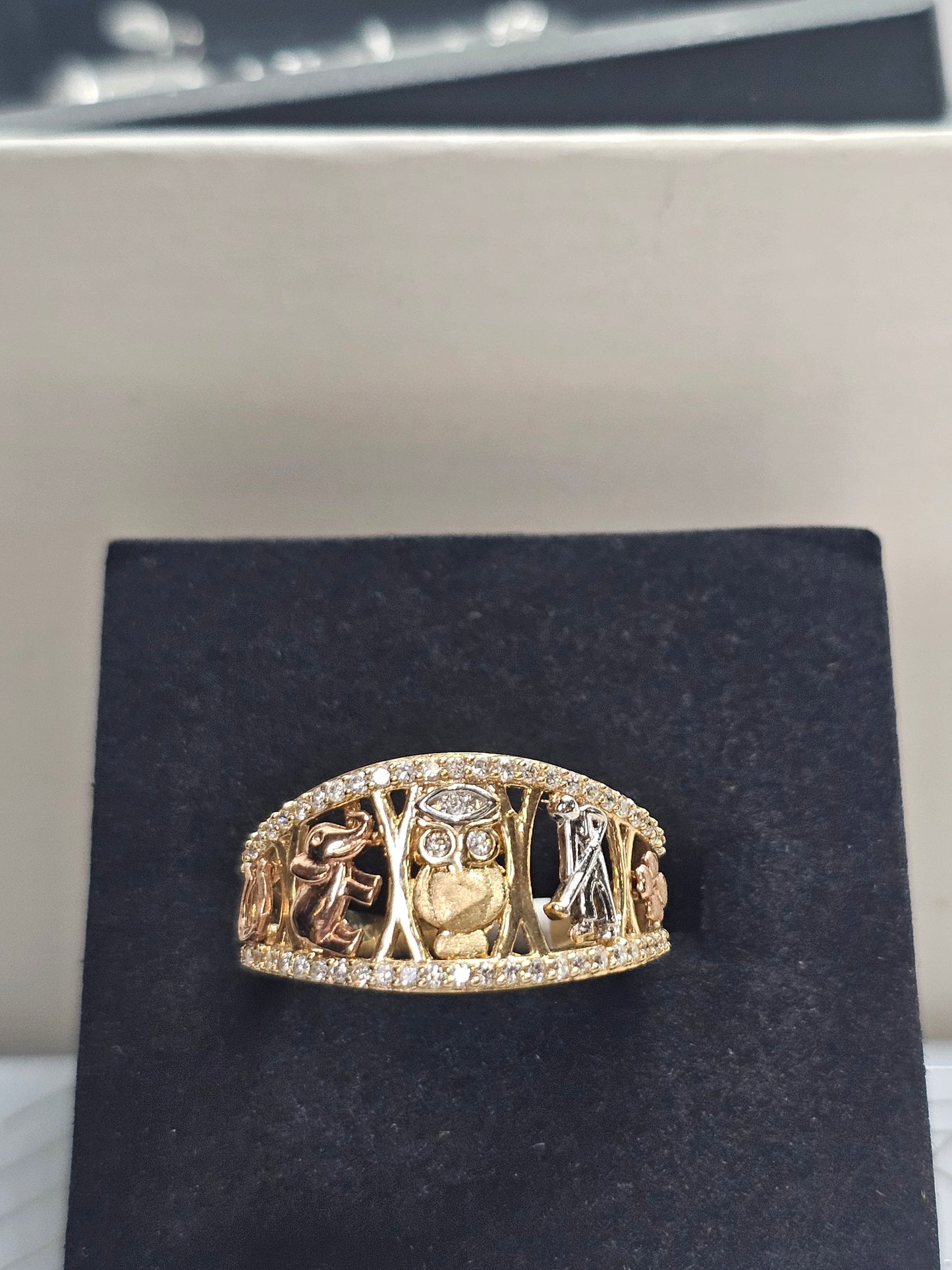 Anillo de la suerte 14k