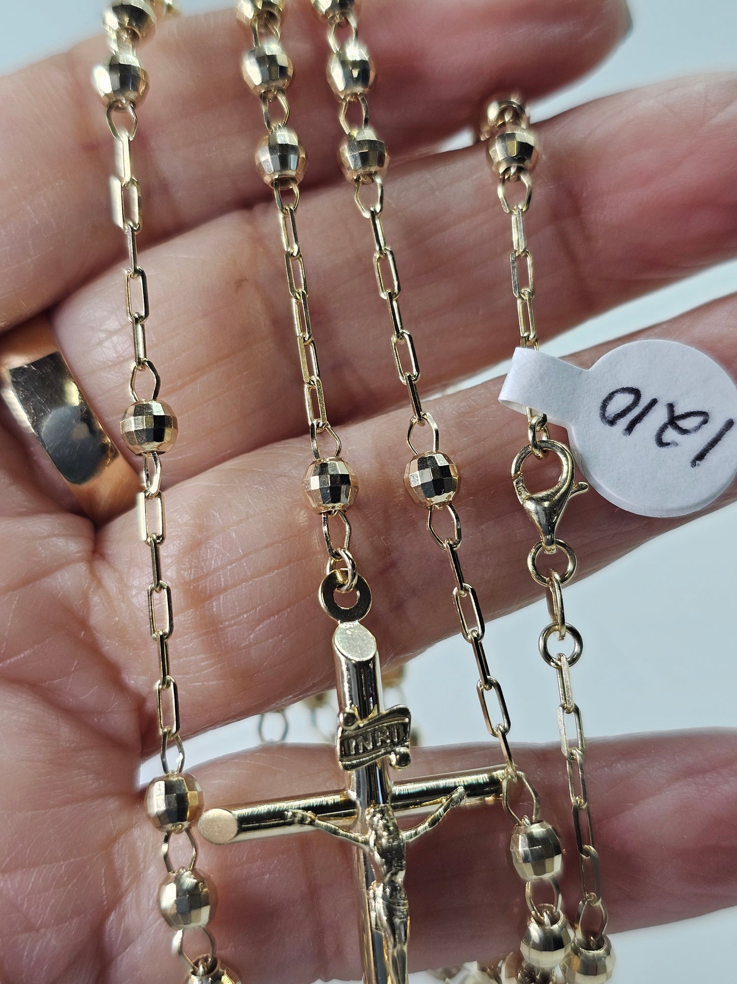 Rosario 10k Oro Italiano