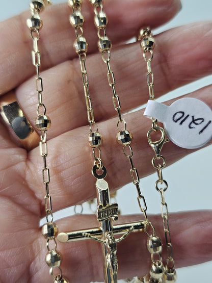 Rosario 10k Oro Italiano