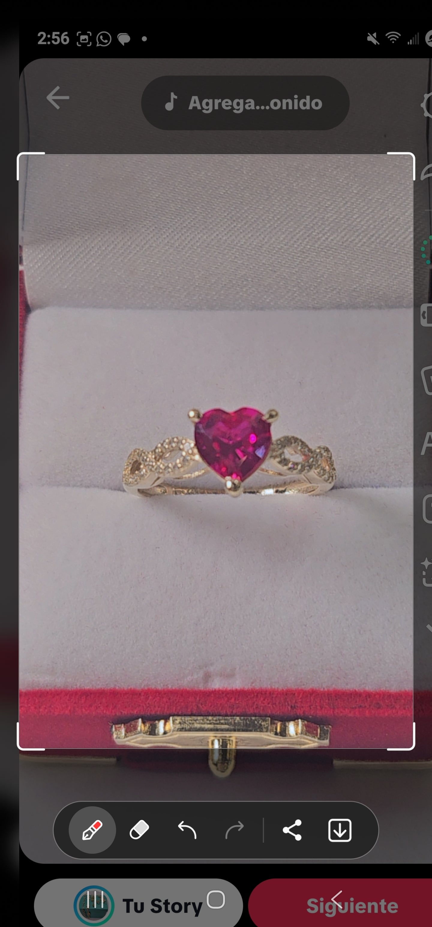 Anillo Corazón Infinito 14K