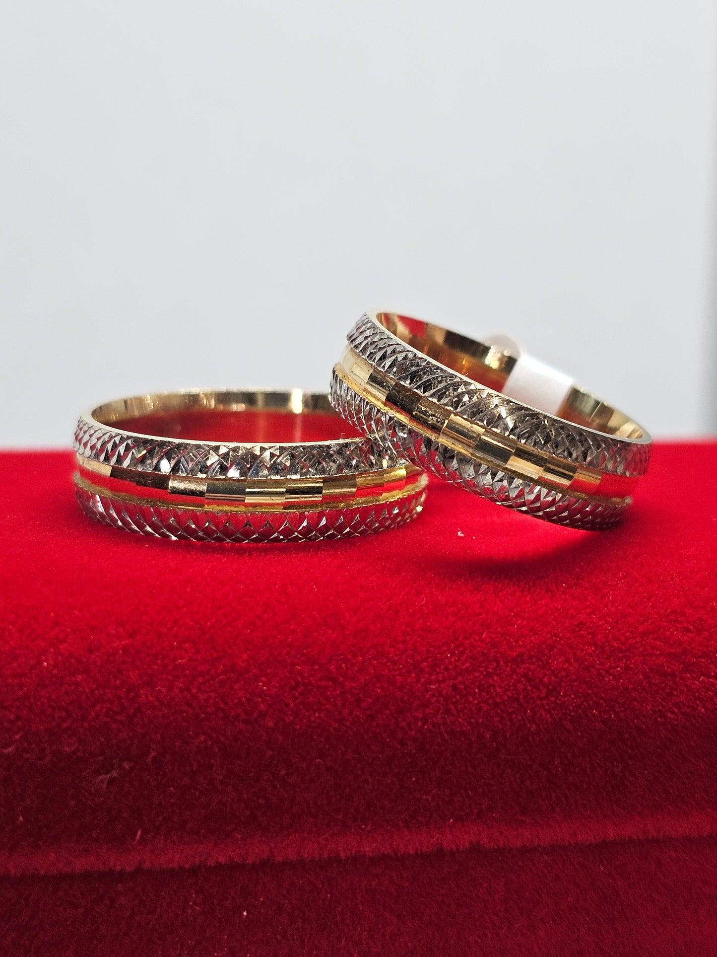 Set de Anillos de Boda 14k